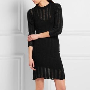 THE ELDER STATESMAN Cashmere and silk-blend dress